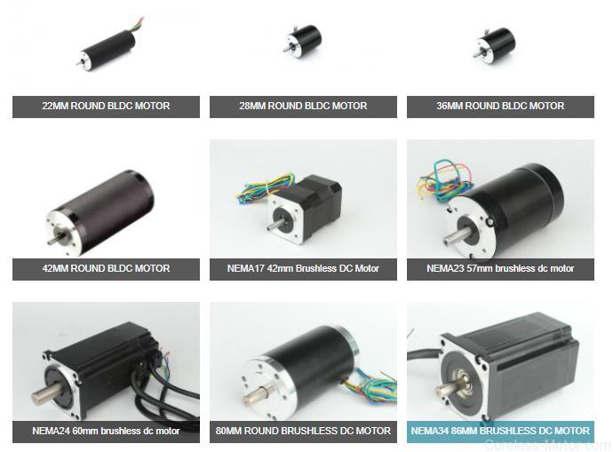 Brushless DC Motor Geared Boxes Hollow Shaft Brushed BLDC Motor 22mm 28mm 36mm 42mm 42mm 57mm 60mm 80mm 86mm brushless dc motor China Manufacturer Factory