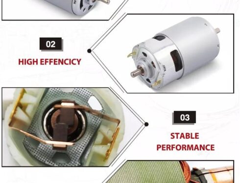 Permanet Magnet Electric Brush DC Motor IE1 RS 755 775 795 895 997 12v 18v 24v custom 12 24 volt