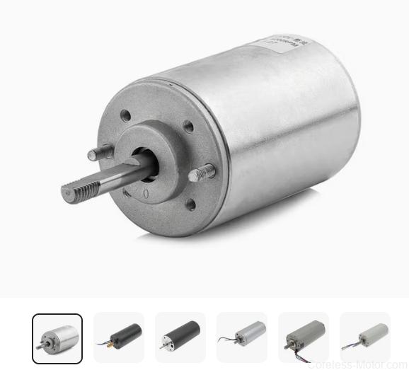 High Precision Low Rpm Coreless Brushed DC Motors