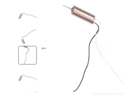 High-Speed Micro Gear Motor Set DC Brushless Motors (610/612/614/716 Models) for DIY Toys & Hobby Projects