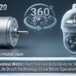 KM-12FN20 coreless motor for 360-degree surveillance PTZ cameras