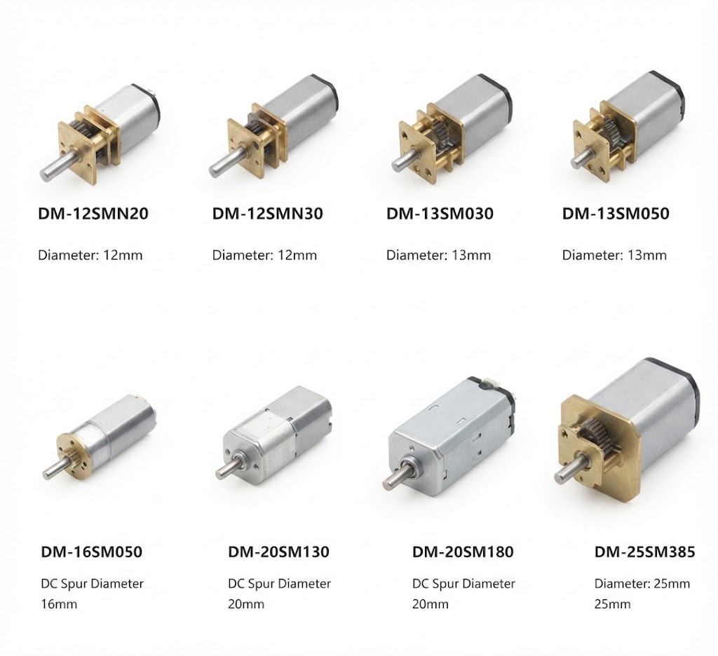 Custom DC spur gear motor manufacturer and supplier models by XH Motor