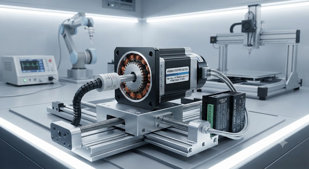 High-performance 2-phase hybrid stepper motor for industrial automation and precision motion control
