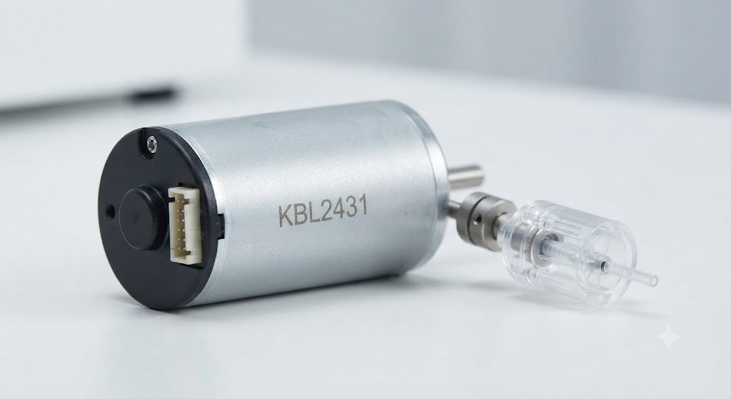 KBL2431 brushless DC motor and electric liquid extractor drive solution for medical equipment