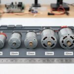 XH Motors precision assembly line showcasing brushed and brushless coreless motors with quality control testing.