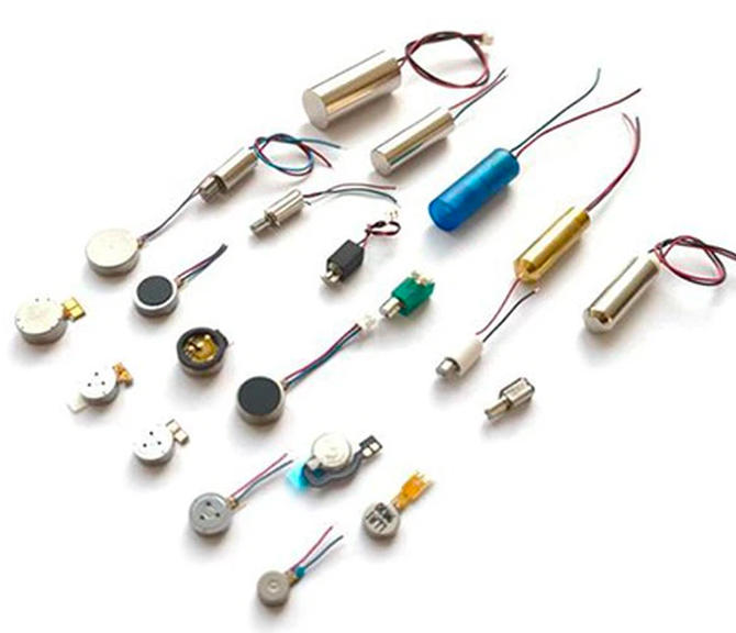 Micro vibration motors including ERM coin motors and Z-axis LRAs for wearables and smart devices